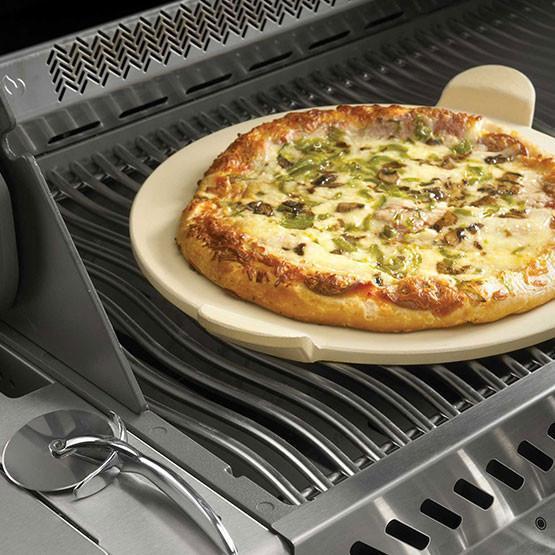 Napoleon 70001 PRO Pizza Stone With Pizza Wheel