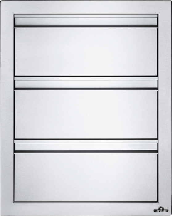 Napoleon Built-In 18" X 24" Triple Drawer BI-1824-3DR