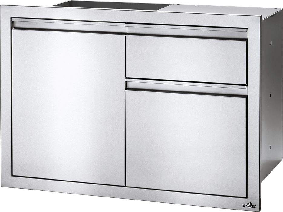 Napoleon Built-In 36" X 24" Single Door & Standard Drawer BI-3624-1D2DR