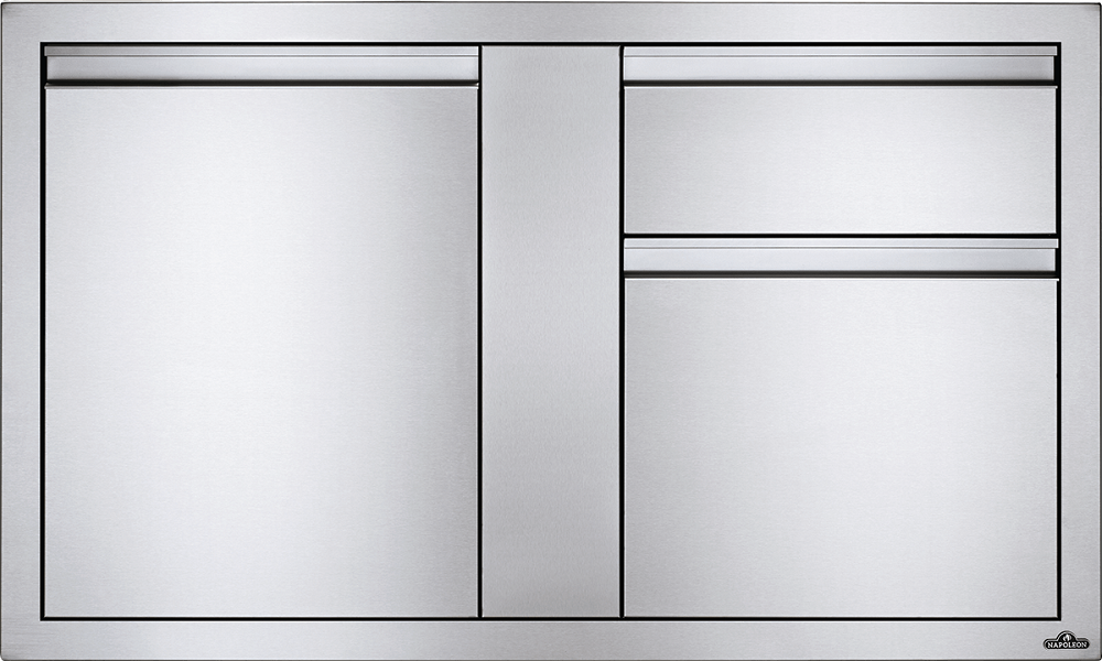 Napoleon Built-In 42"X 24" Large Single Door & Standard Drawer BI-4224-1D2DR