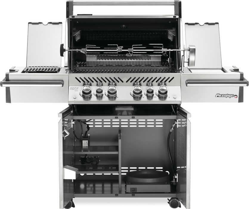 Napoleon Prestige PRO 500 Gas Grill with Infrared Rear & Side Burners PRO500RSIB-3