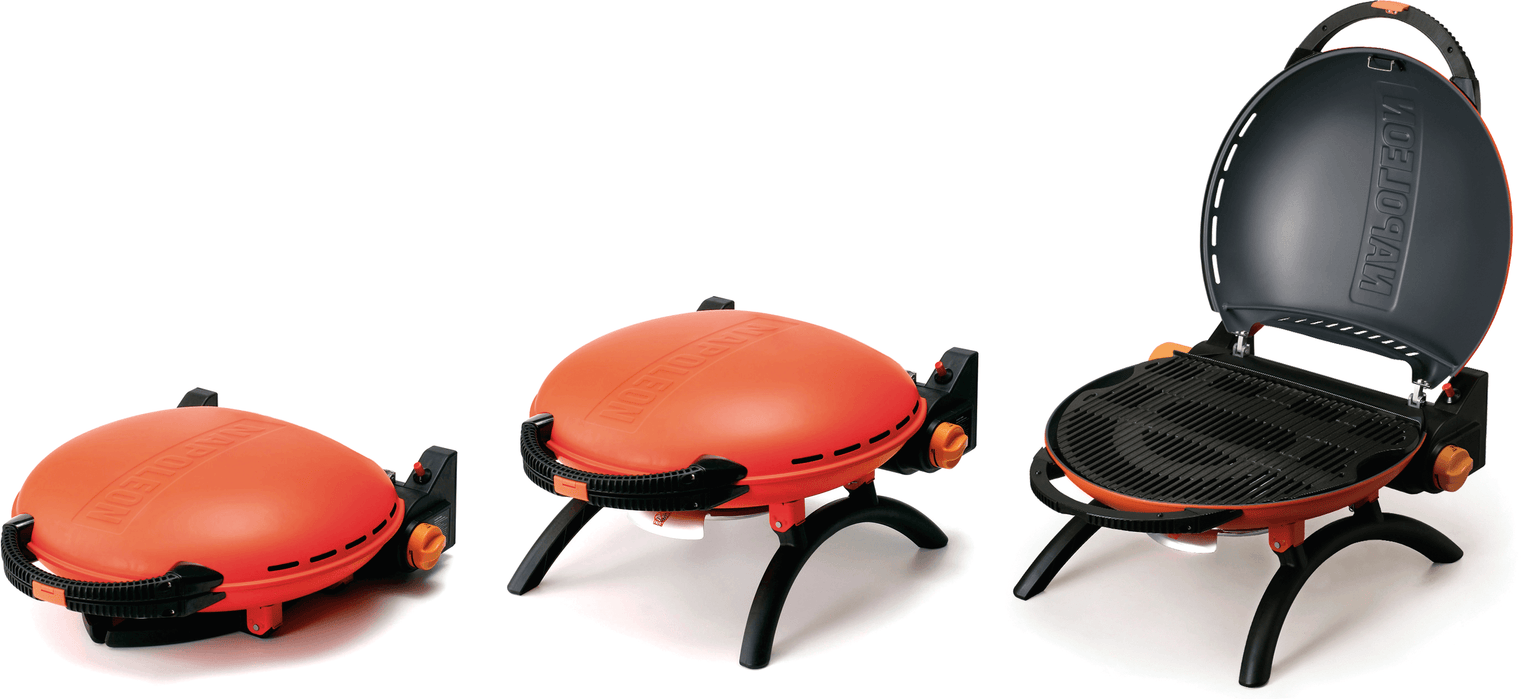 Napoleon TravelQ 2225 (ORANGE) Portable Propane Gas Grill TQ2225PO