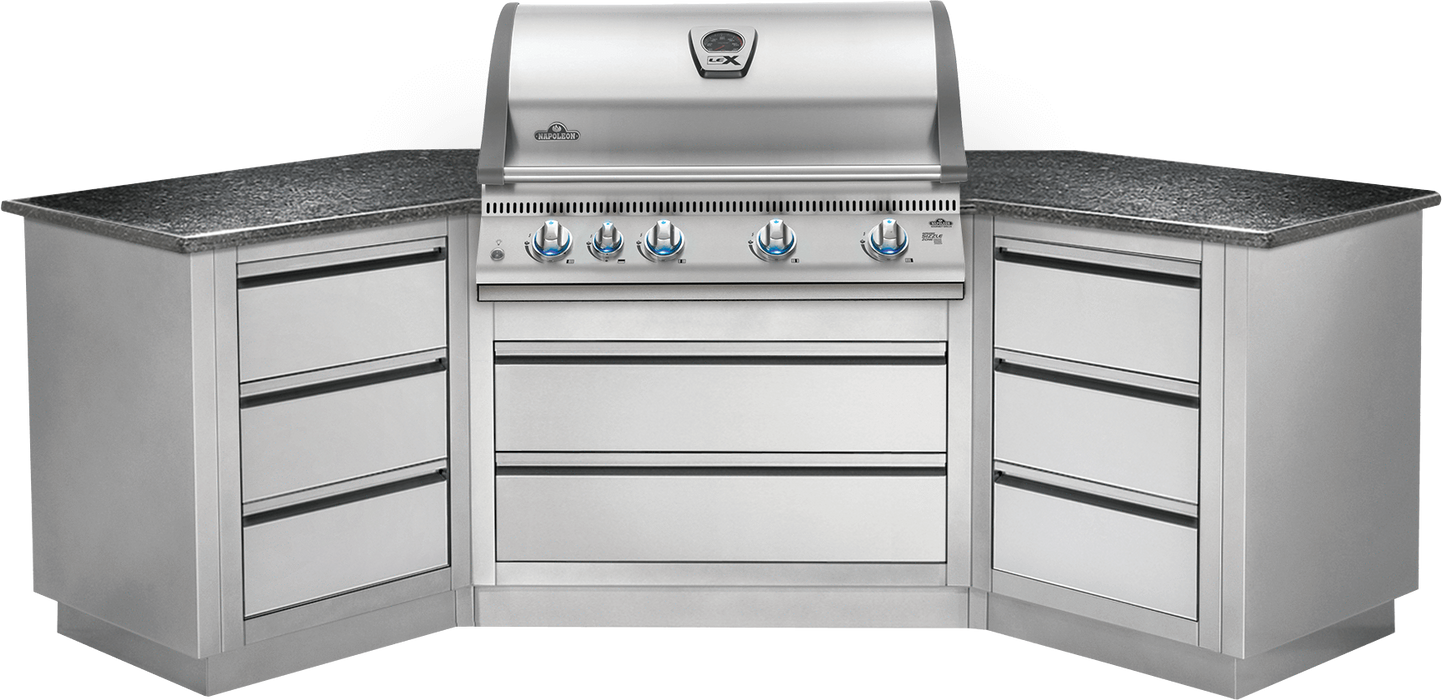 Napoleon LEX 605 Built-In Grill with Infrared Bottom and Rear Burners BILEX605RBI