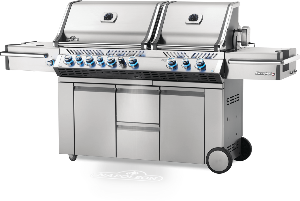 Napoleon Prestige PRO 825 Gas Grill with Power Side Burner, Infrared Rear & Bottom Burners PRO825RSBI-3