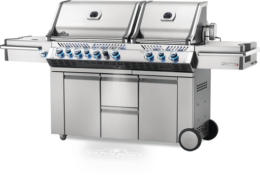 Napoleon Prestige PRO 825 Gas Grill with Power Side Burner, Infrared Rear & Bottom Burners PRO825RSBI-3