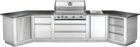 Napoleon LEX 605 Built-In Grill with Infrared Bottom and Rear Burners BILEX605RBI