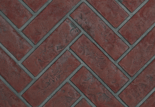 Decorative Brick Panels Old Town Red Herringbone