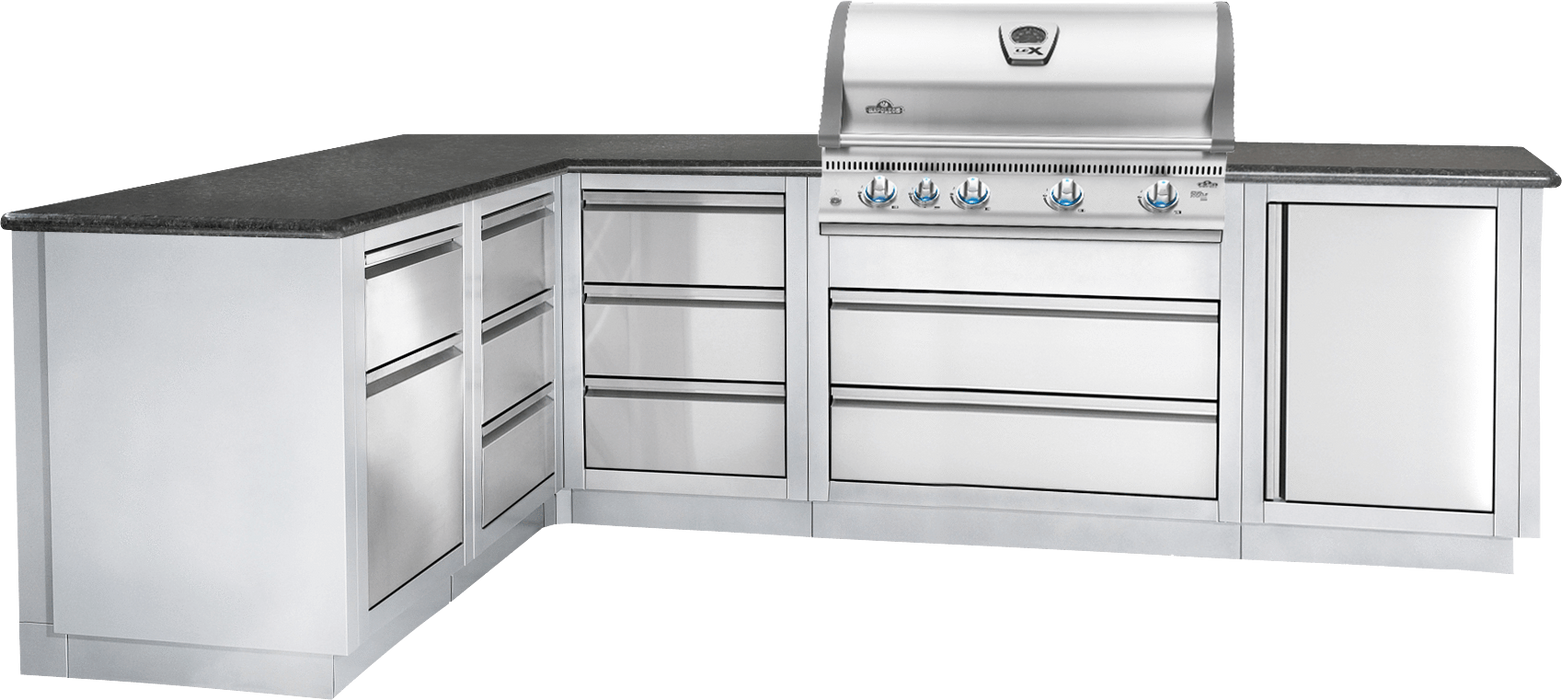 Napoleon LEX 605 Built-In Grill with Infrared Bottom and Rear Burners BILEX605RBI